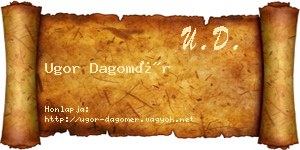 Ugor Dagomér névjegykártya